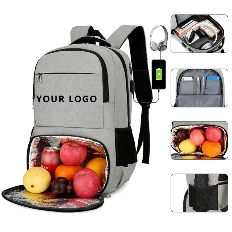 Insulated Cooler Backpacks With Usb Port 1