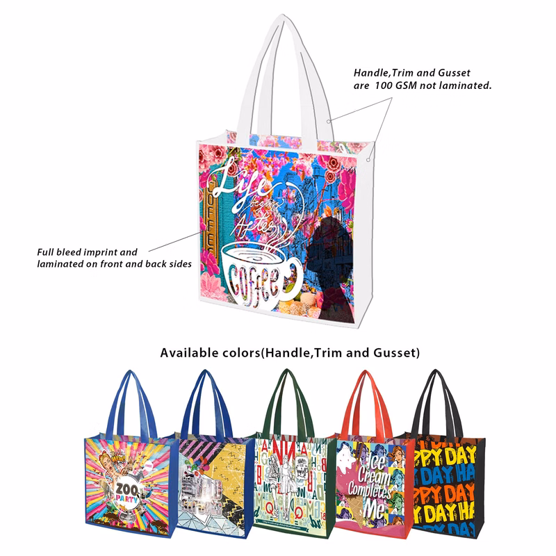 Free Shipping 12 x 13 Small Quantity Custom Laminated Bag