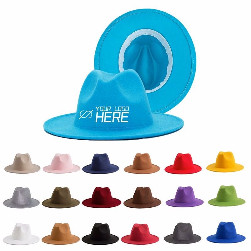 Classic Wide Brim Fedora Hat