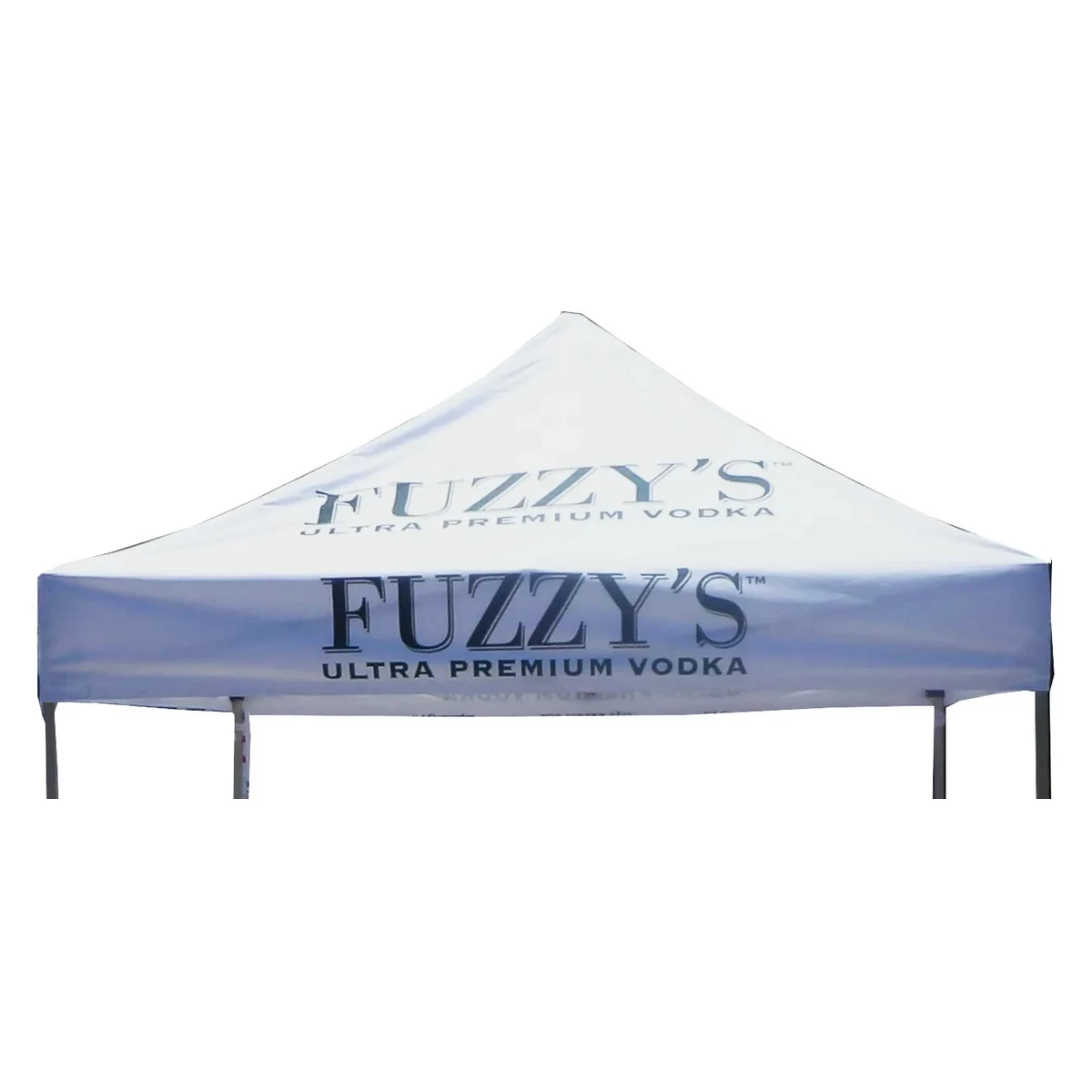 White Tent Top Replacement w/Logo 10x10 1