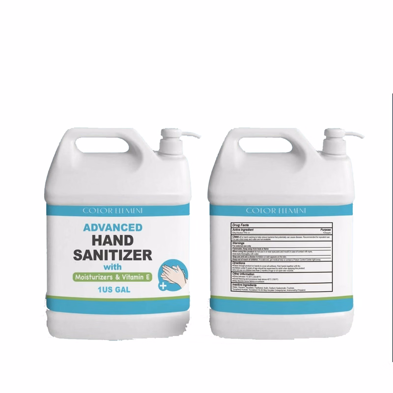 1 Gallon Hand Sanitizer Big Square Body with Pump - 75% Alcohol