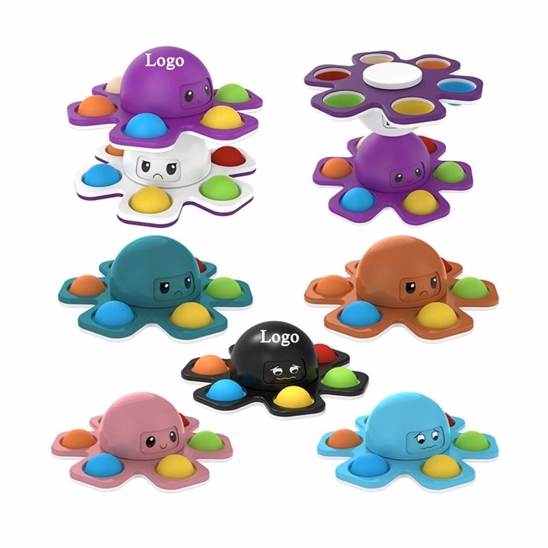 Face-Changing Octopus Fidget Spinner Toy