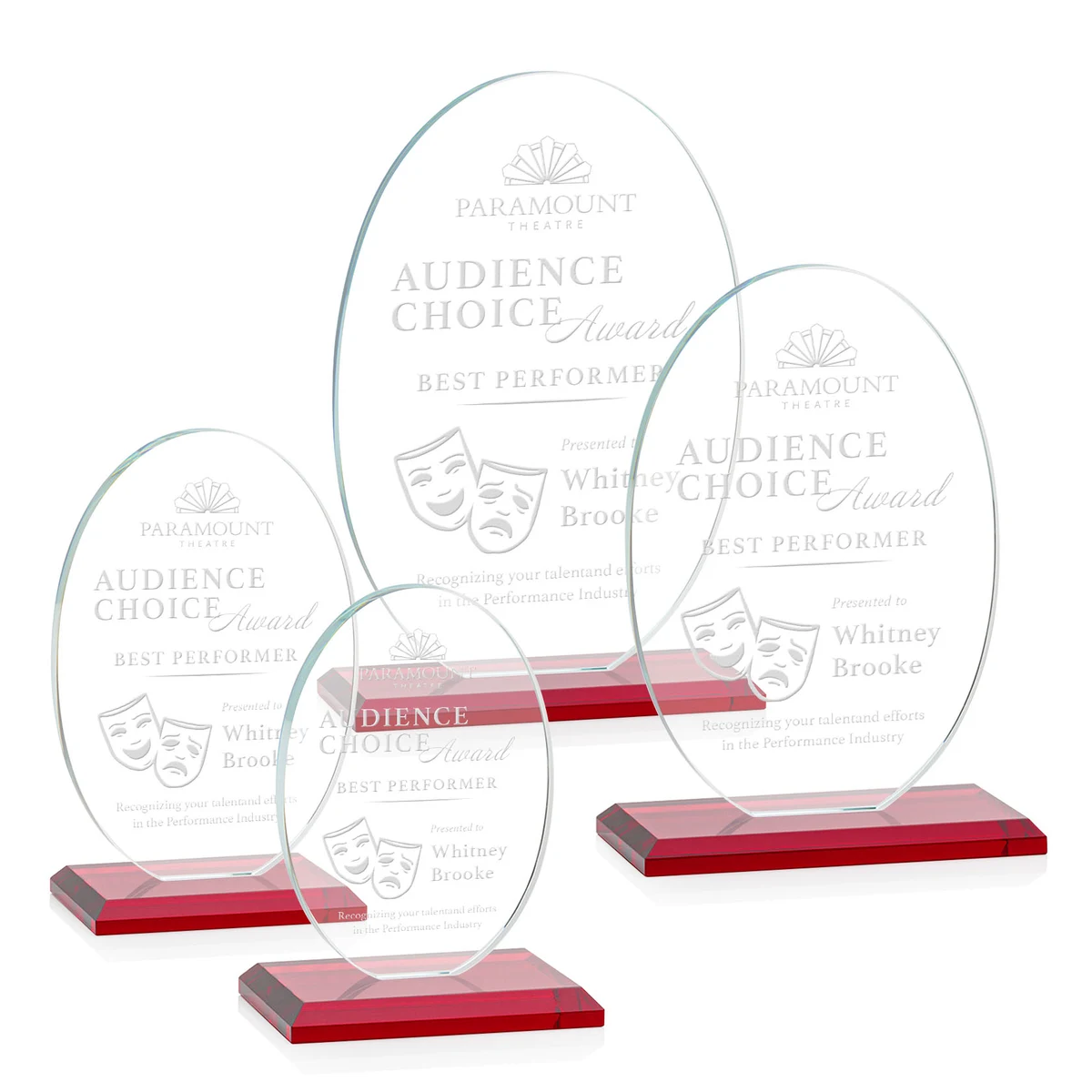Austin Award (Vert) - Red 1