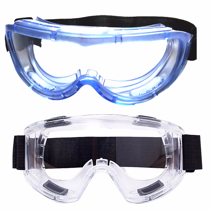 PVC Frame Anti-Fog Lens Glasses