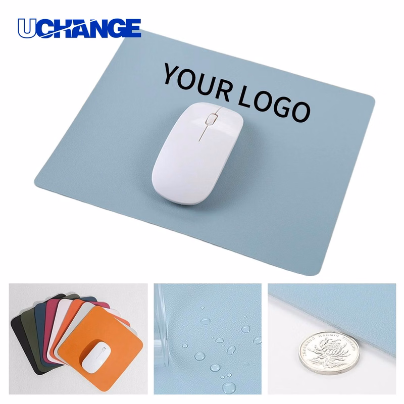 Leather Mouse Pad Desk Mat 10x8 Inch