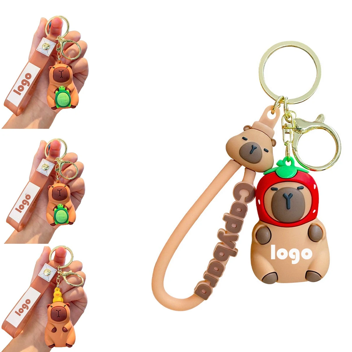 Cartoon Capybara Key Chain 1