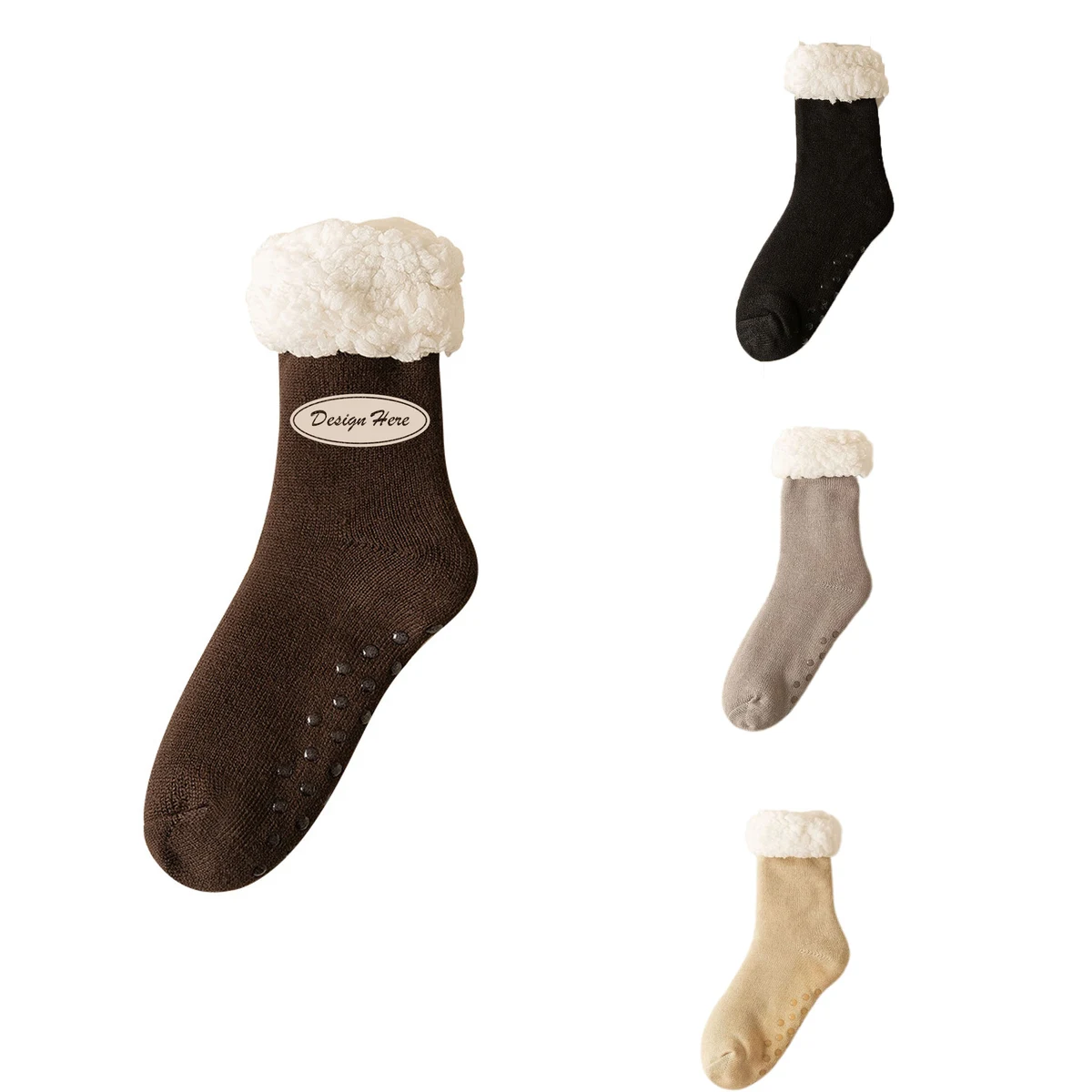 Soft and Cozy Floor Home Plush Socks for All-Day Comfort 1