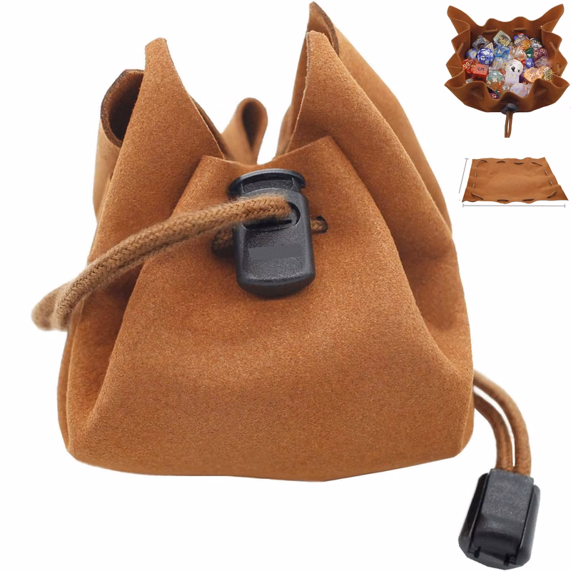 Handmade Dice Bag Tray Draw String Dice Pouch