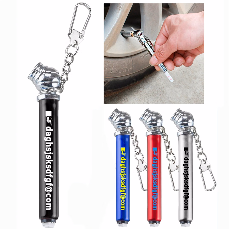Mini Tire Pressure Gauge  Keychain