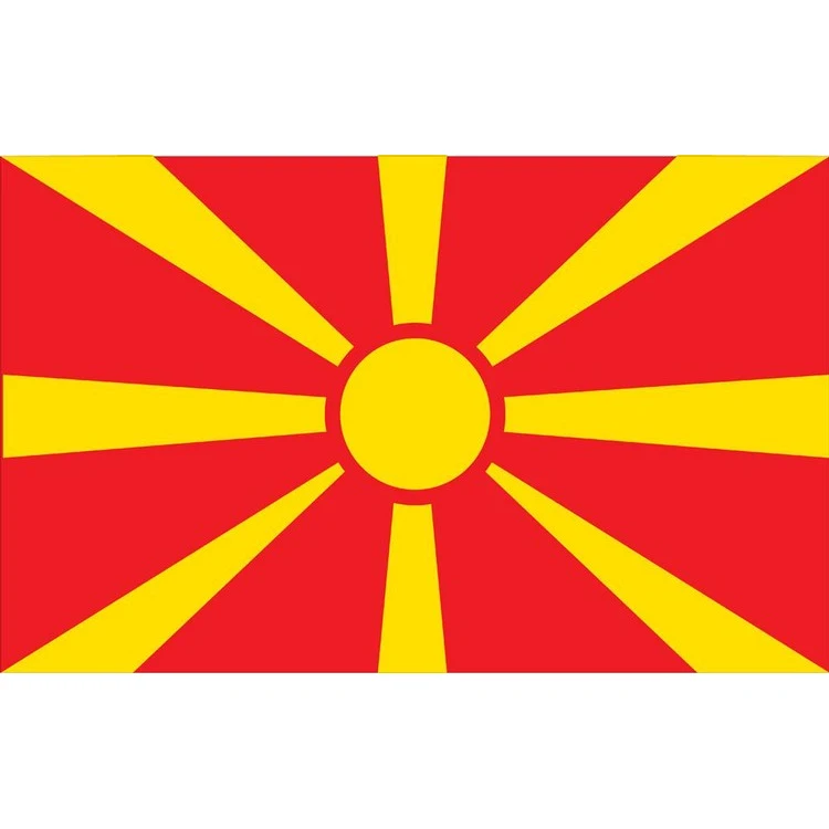 Macedonia Flag - 2' x 3' - Nylon 1