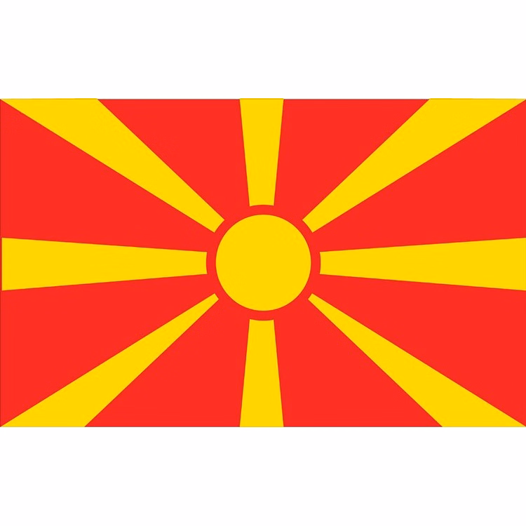 Macedonia Flag - 2' x 3' - Nylon