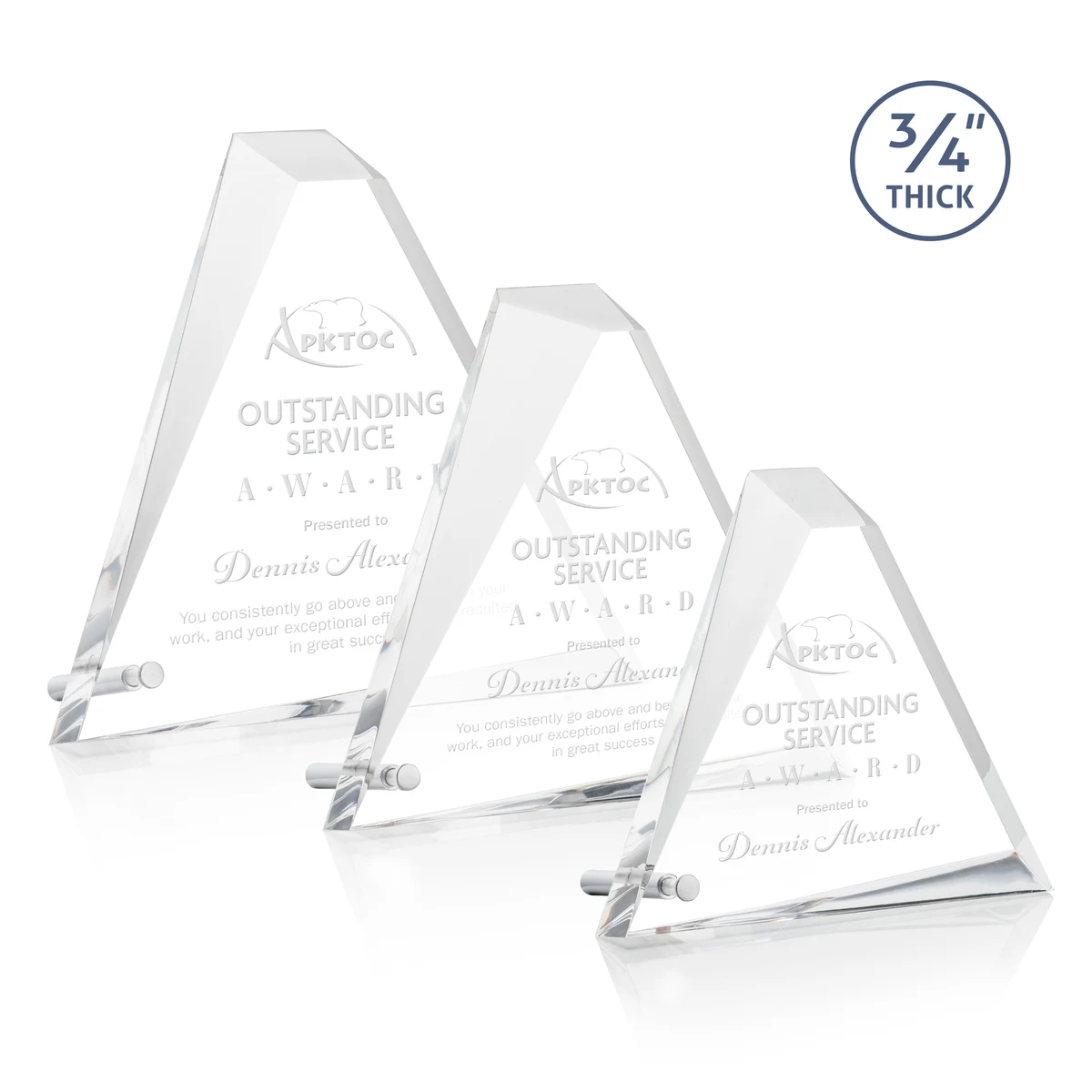 Mosaic Triangle Award - Silver 1