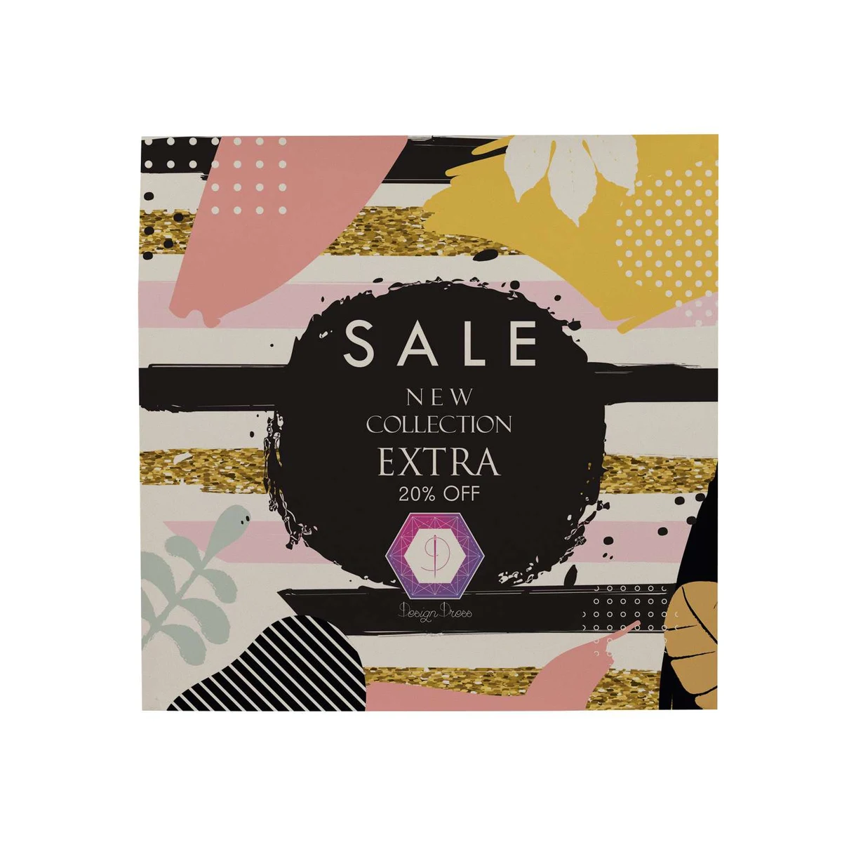 24" x 24" Opaque Window Cling 1