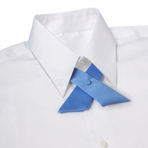 French Blue Crossover Tie