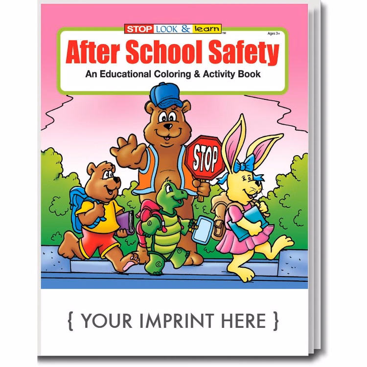 COLORING BOOK - After School Safety Coloring & Activity Book