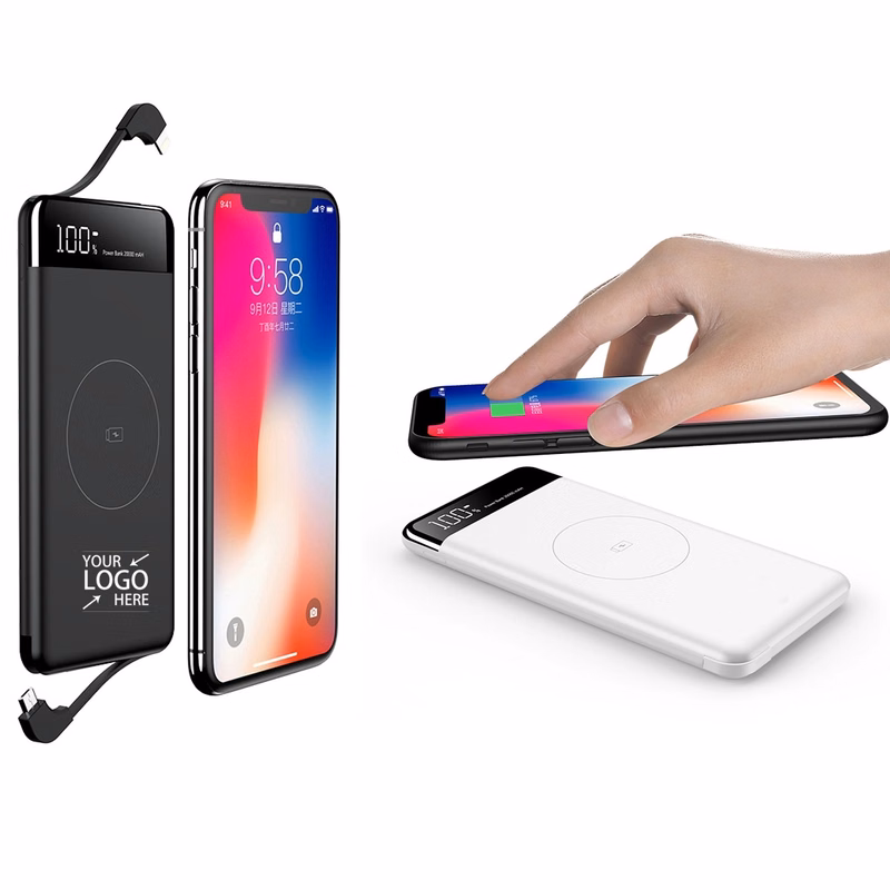 Digital Display Wireless Charging Power Bank(10000 Mah)