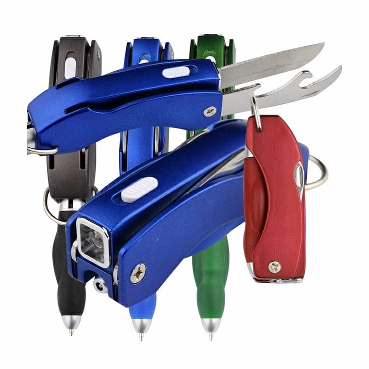 5 in 1 Folding Pocket Tool Knife Keycchain