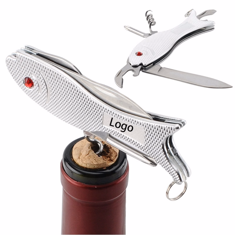 Fish Shape Stainless Steel Folding Multi-Tool