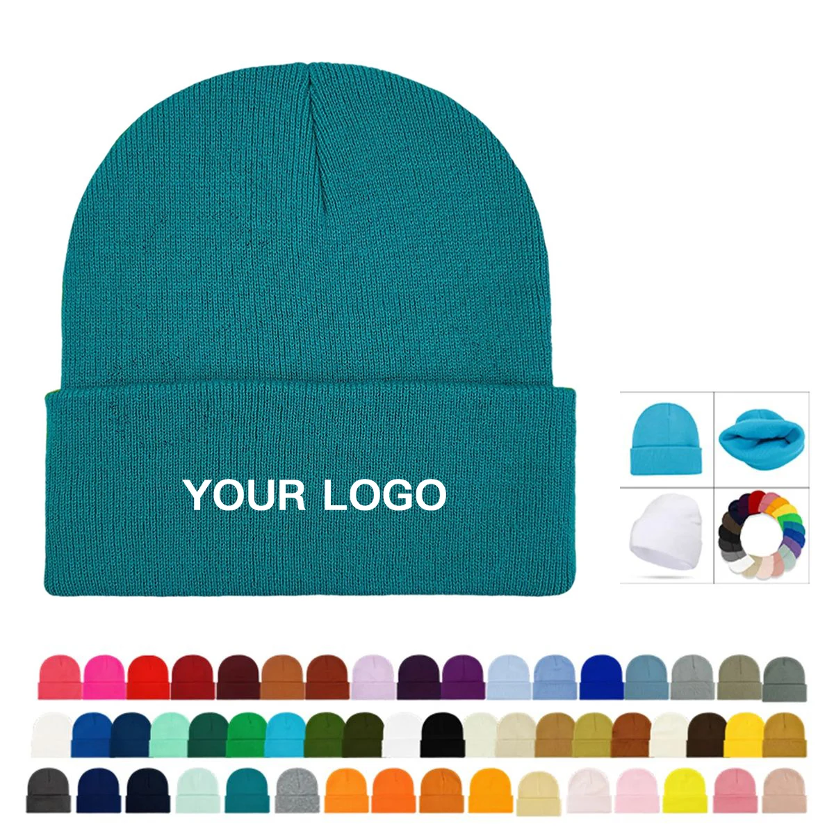 Warm Stretch Fit Beanie Hat for Cold Weather 1
