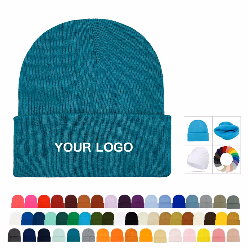 Warm Stretch Fit Beanie Hat for Cold Weather
