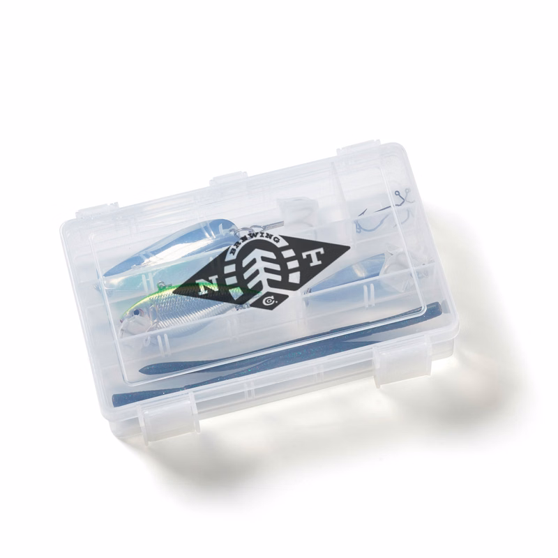 Fishing Tackle Box - Green and Silver Components