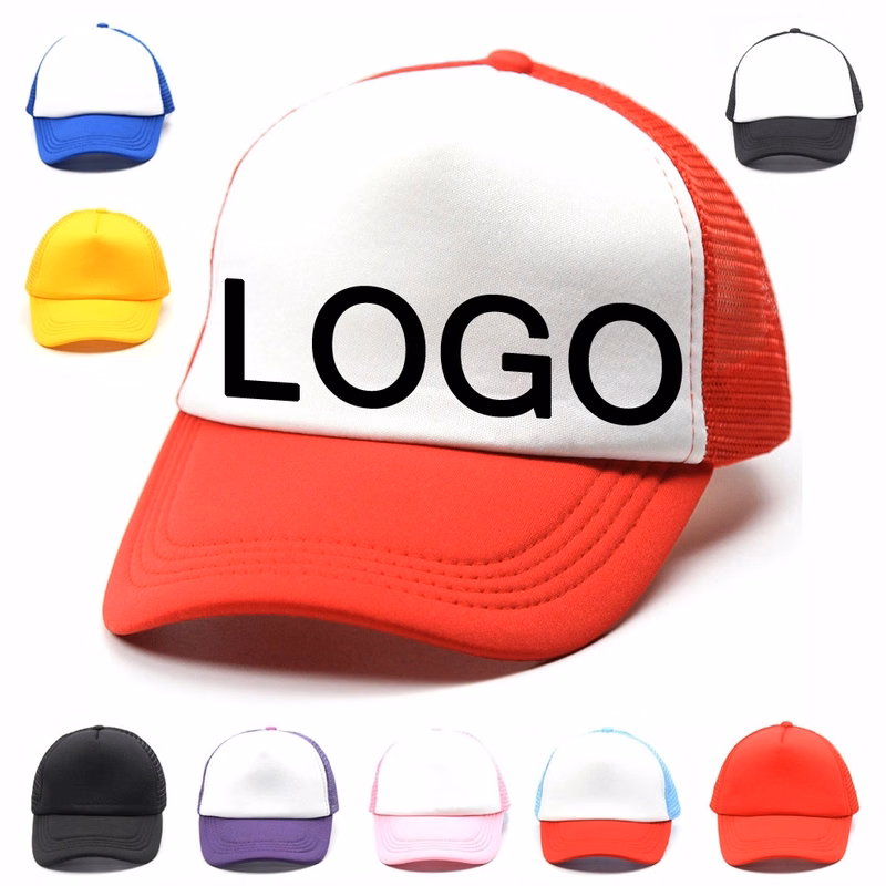 Custom Kids Mesh Back Baseball Cap & Children Trucker Hat