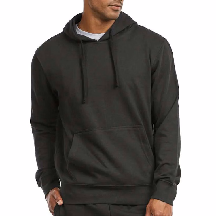 Men's Fleece Hoodies - Black Medium