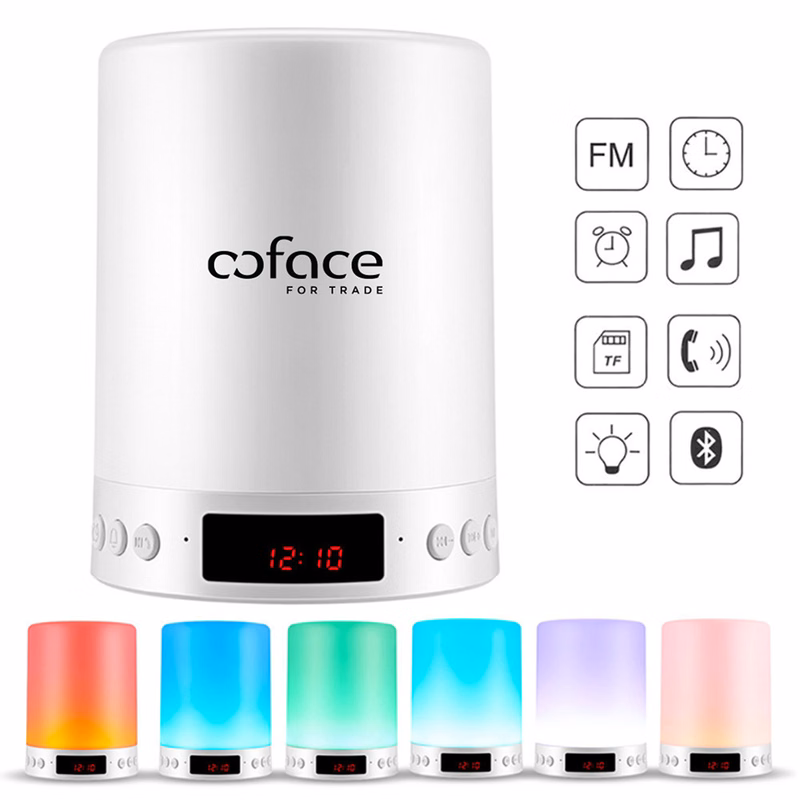 SonicWave A Symphony of Light and Sound: Bluetooth Speaker and LED Lamp All-in-One