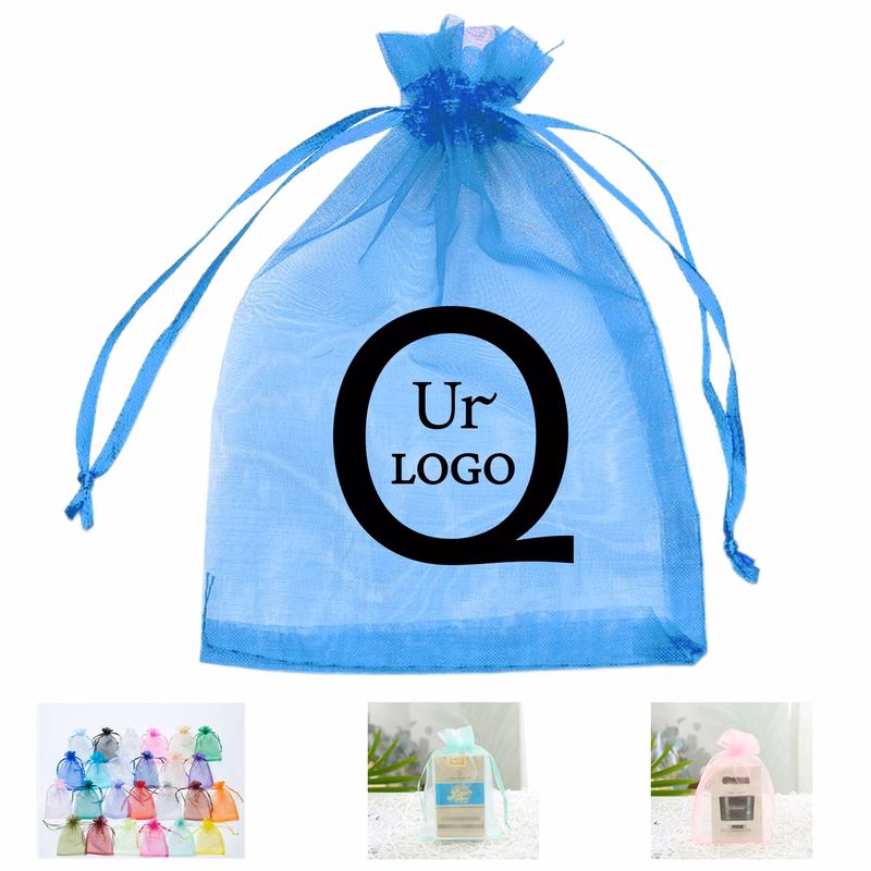 4.13 X 5.9 Inch Organza Candy Drawstring Bag