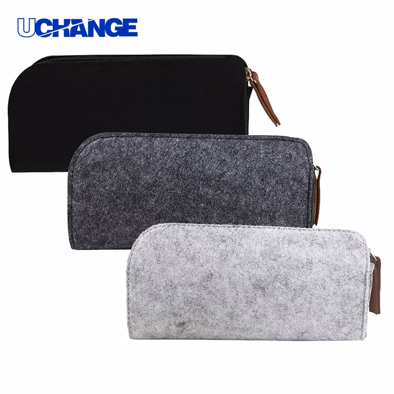 Large Capacity Felt Pencil Bag