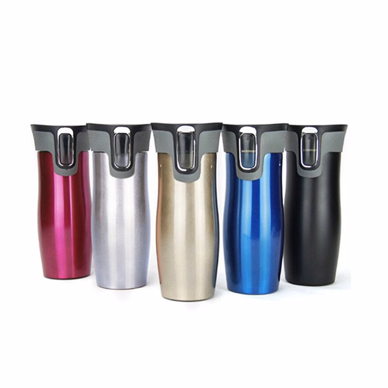 14 Oz. Stainless Steel Travel Water Bottle with Lid