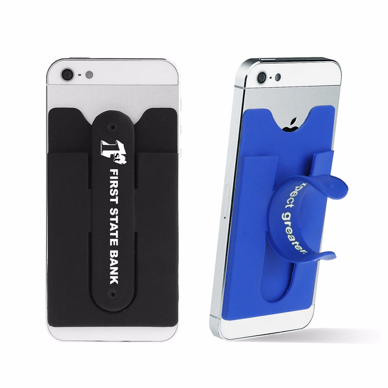 Iposh Smart Phone Wallet with Stand (Blue)