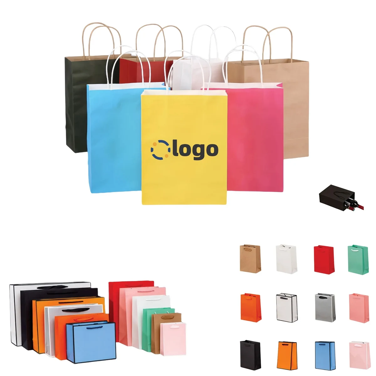 Shopping Kraft Tote Bag 1