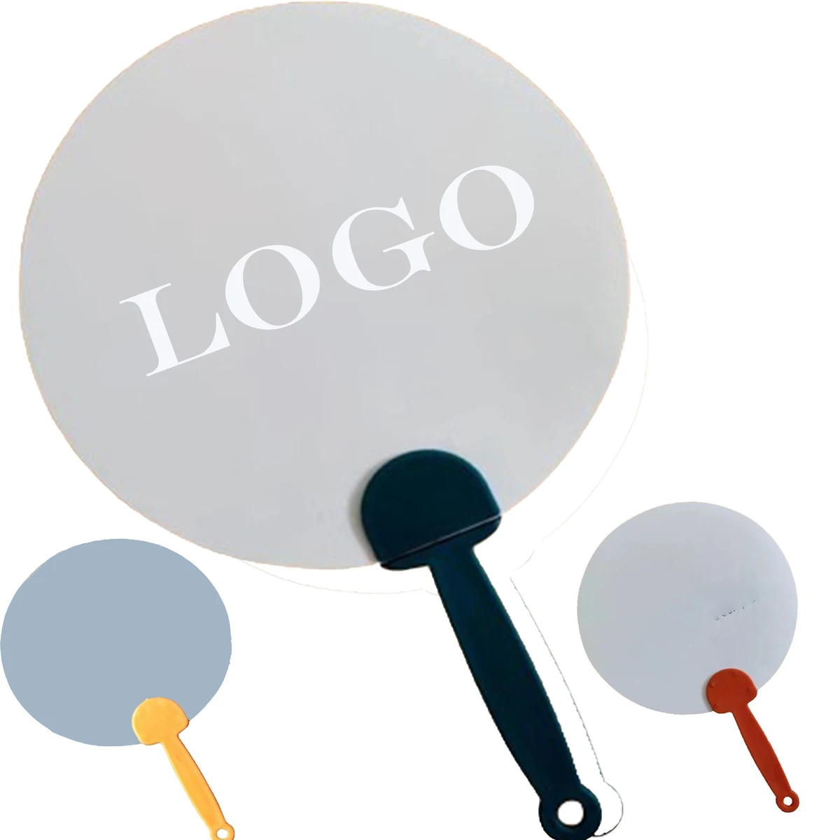 Plastic Exhibition Customized Advertising Fan 1