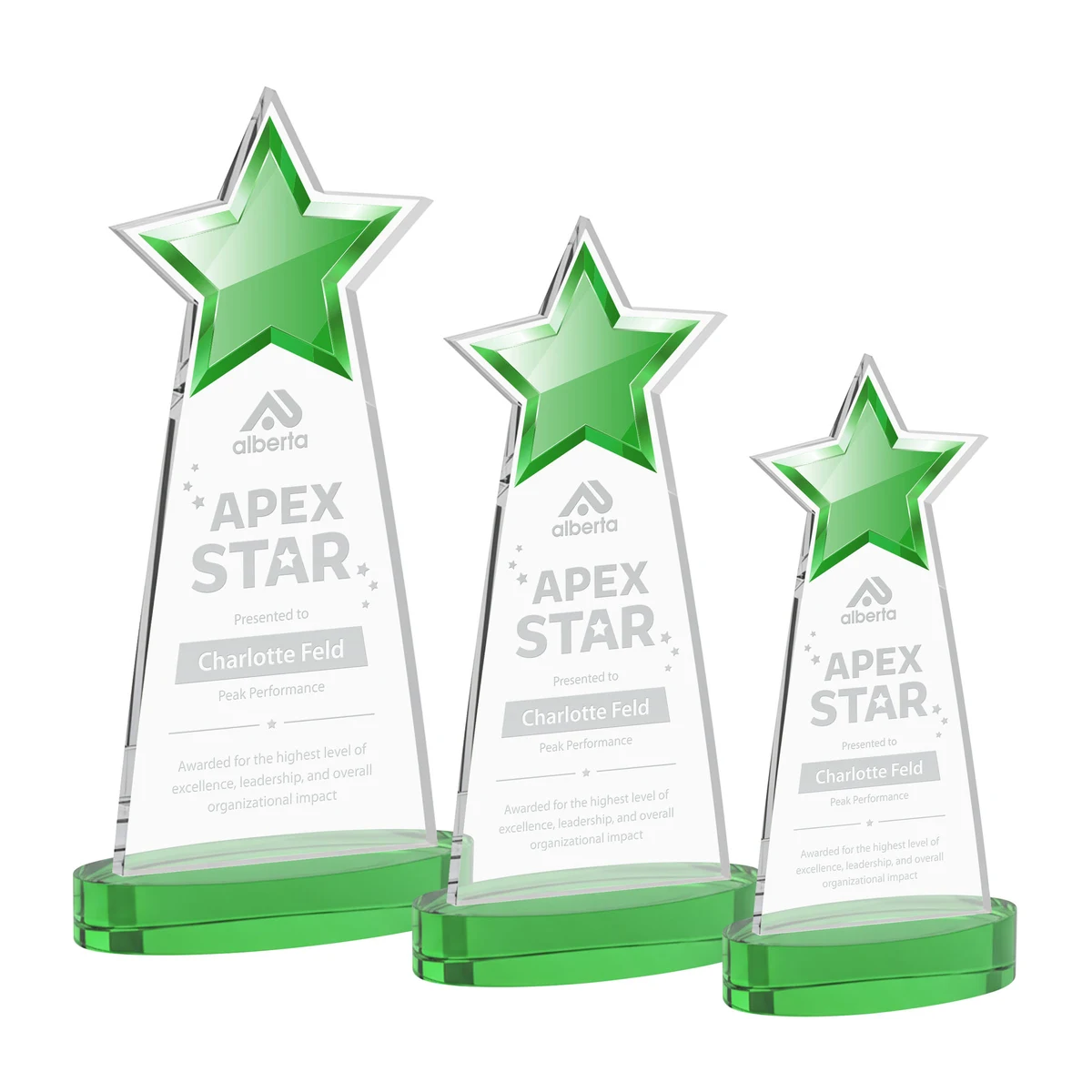 Starlite Award on Alberton Base - Green 1