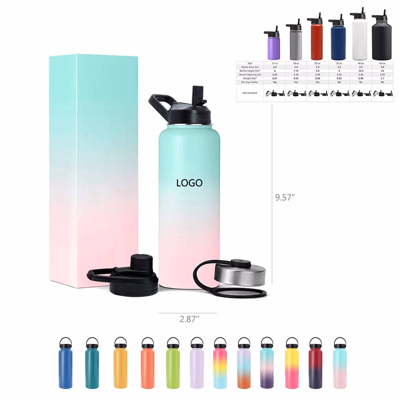 Flask Sports Water Bottle 22 Oz