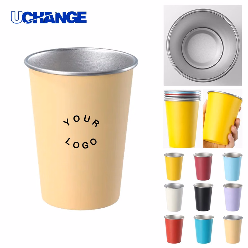 Stainless Steel Cup Drinkware 16oz Lightweight Design