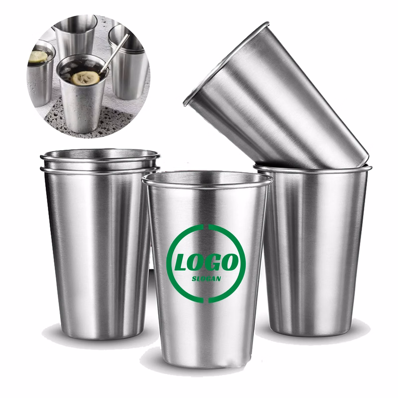 Custom 16 oz Stainless Steel Pint Cup