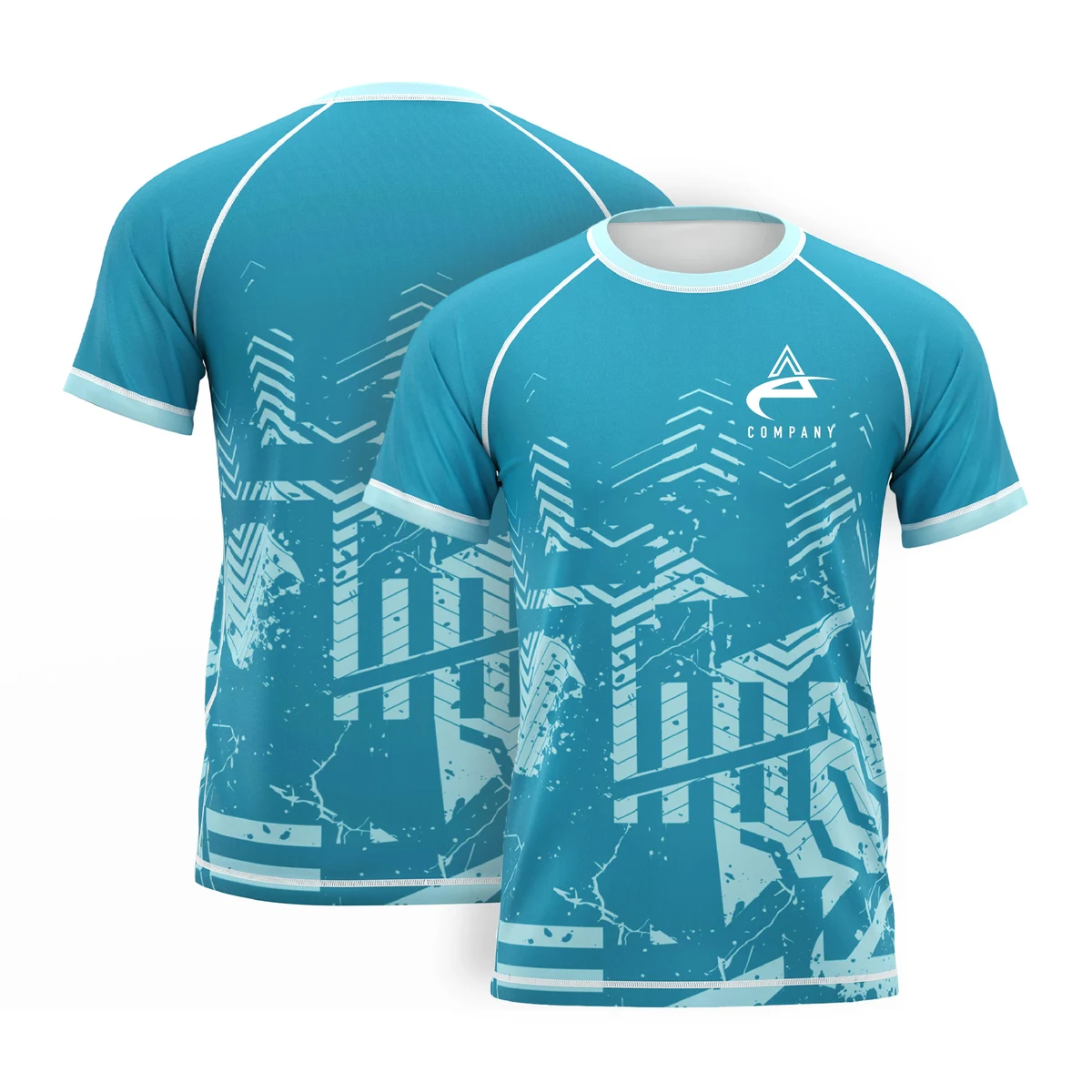 Custom Raglan Performance T-Shirt With Flatlock Seams (Full Color) 1