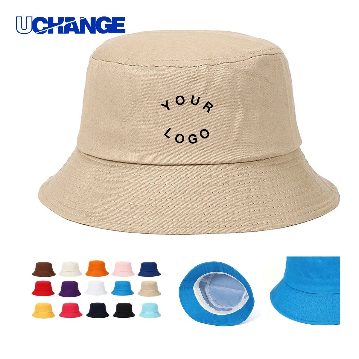 Foldable Cotton Sun Hat Headwear with Breathable Fabric for Outdoor Use 1