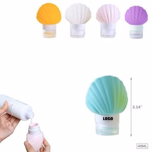 40ml Silicone Shell Travel Bottle With Flip Up Lid