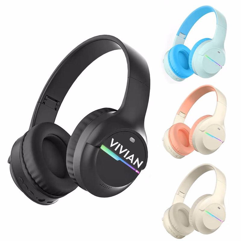 Light Emitting Foldable Bluetooth Headphone