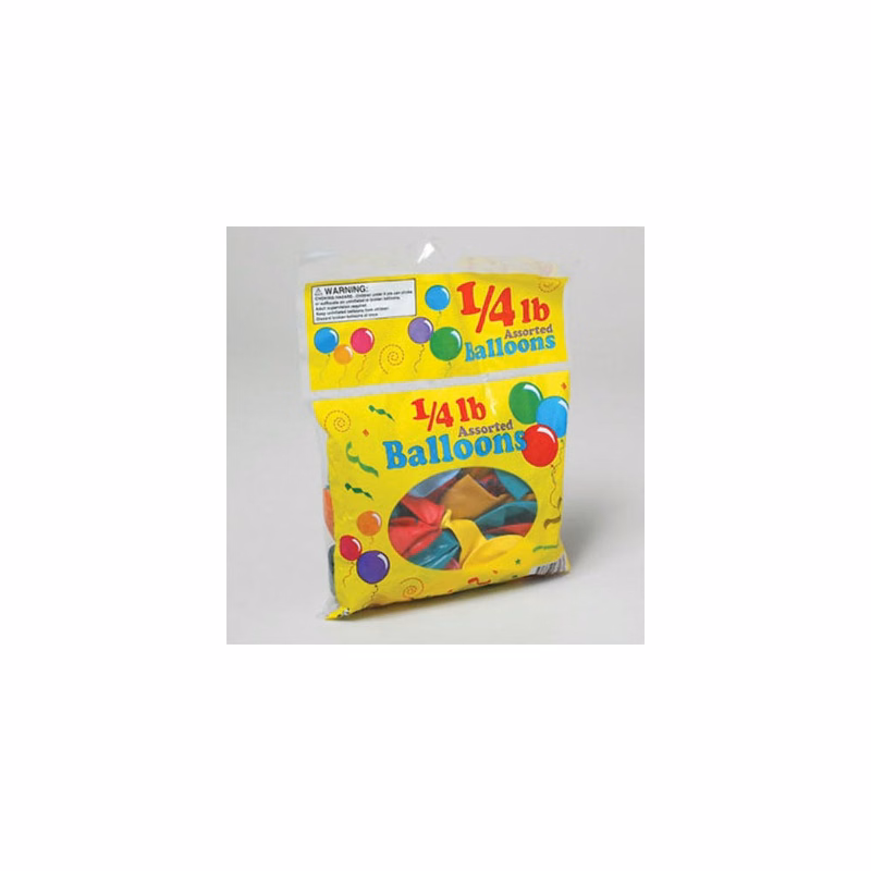 Balloons - Assorted Sizes & Colors 1/4 Lb.
