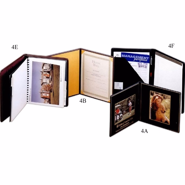 Leather covered pad folio