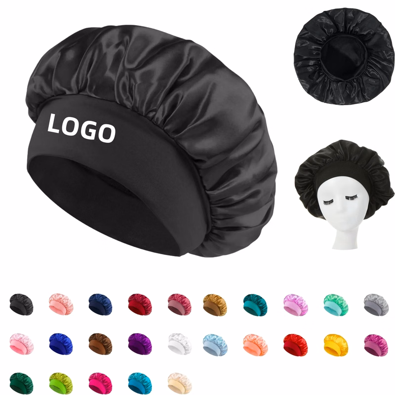 Womens Satin Bonnet Sleep Cap Nightcap for Hair Protection