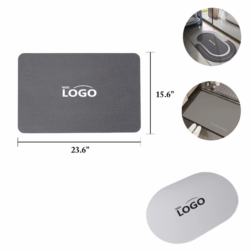 MOQ50 3mm thick Tech Fabric Absorbent Polyester Floor Mat