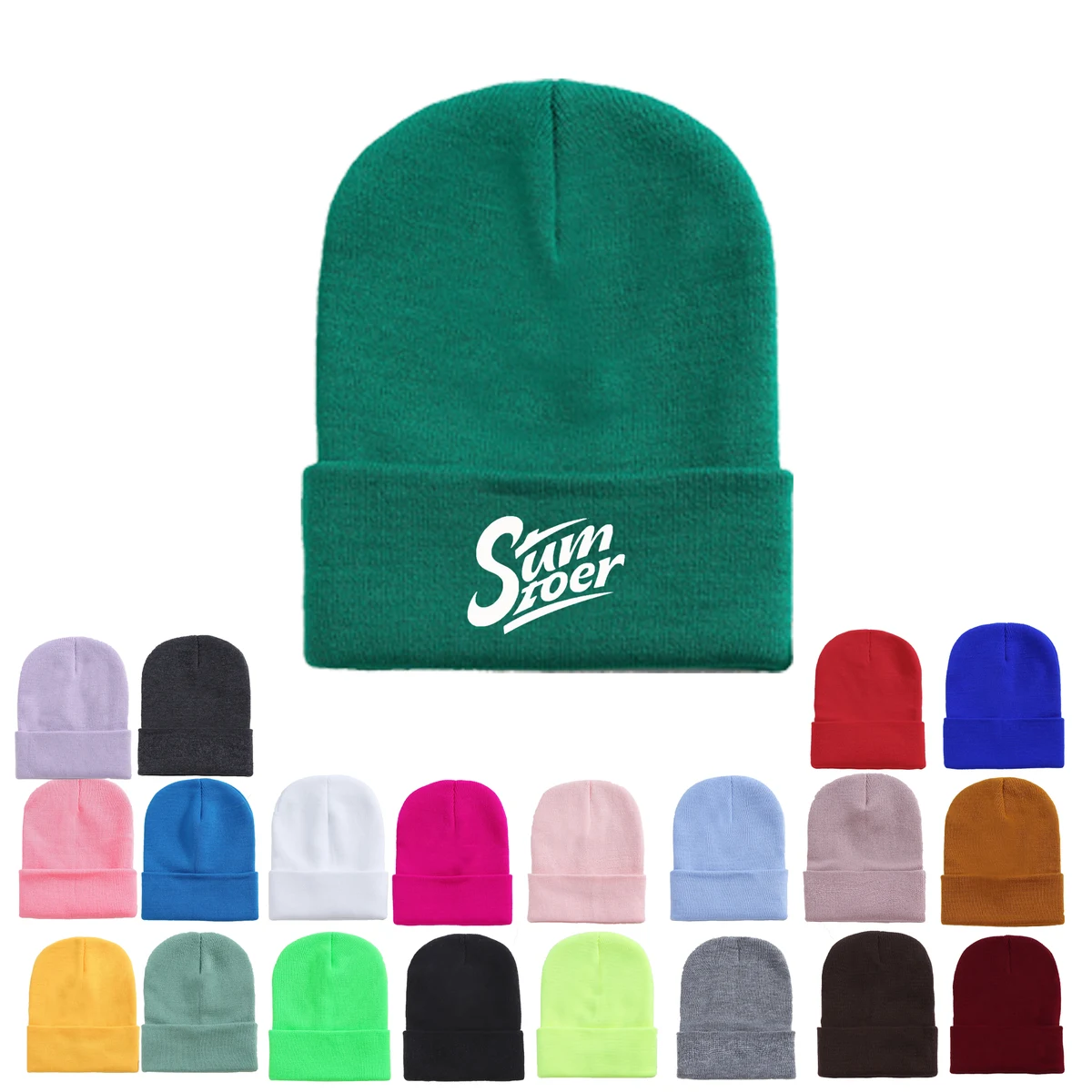 Acrylic Knitted Beanie MOQ 20 1