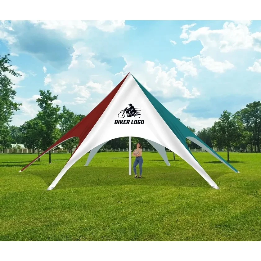 39' Single Pole Star Tent 1