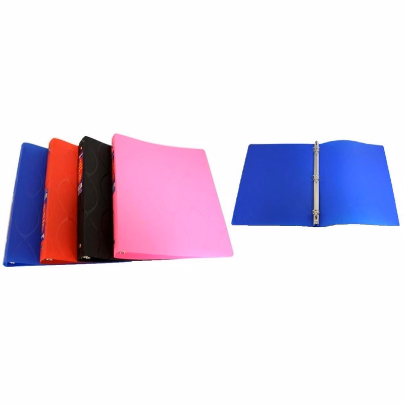 1" 3-Ring Binders - 4 Elliptical Cover Colors