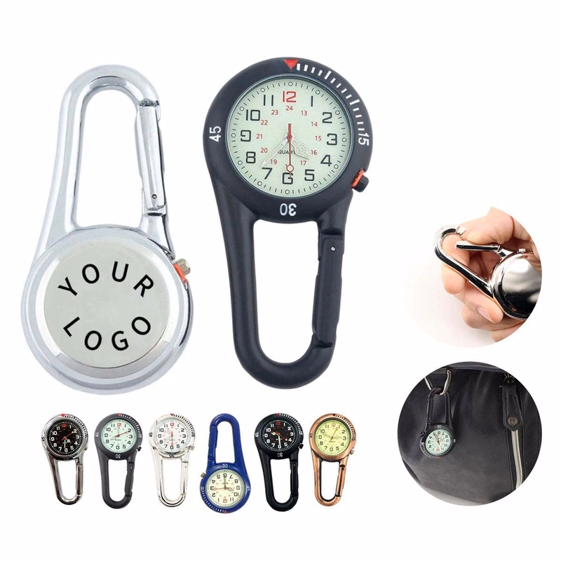 Lightweight Carabiner Watch for Backpack Use